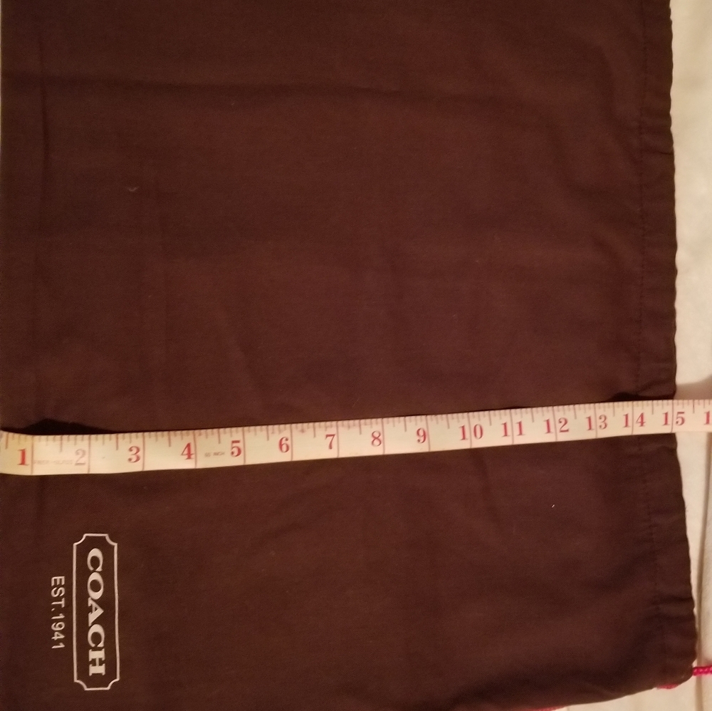 Coach handbag duster